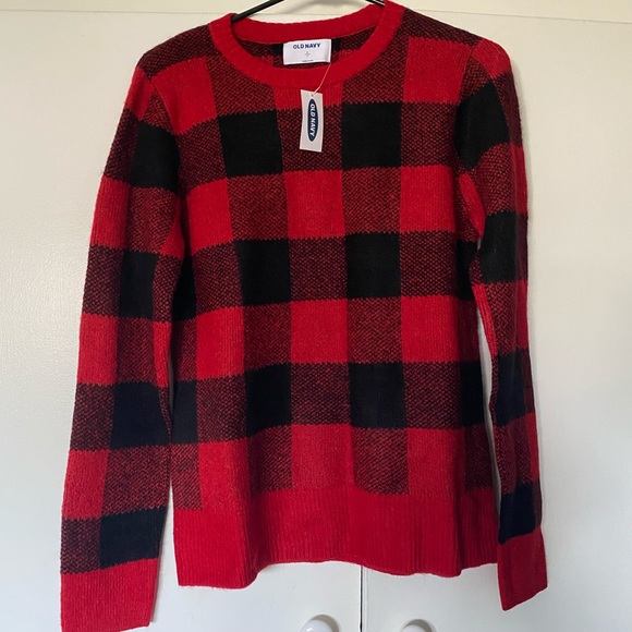 Old Navy Plaid Sweater - Picture 1 of 1